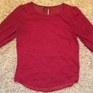 3/4 length free flowing shirt from Maurices.